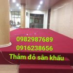 thảm đỏ một màu tại ba đình