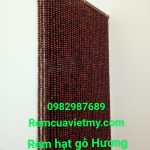 Rèm hạt gỗ hương phòng thờ 01